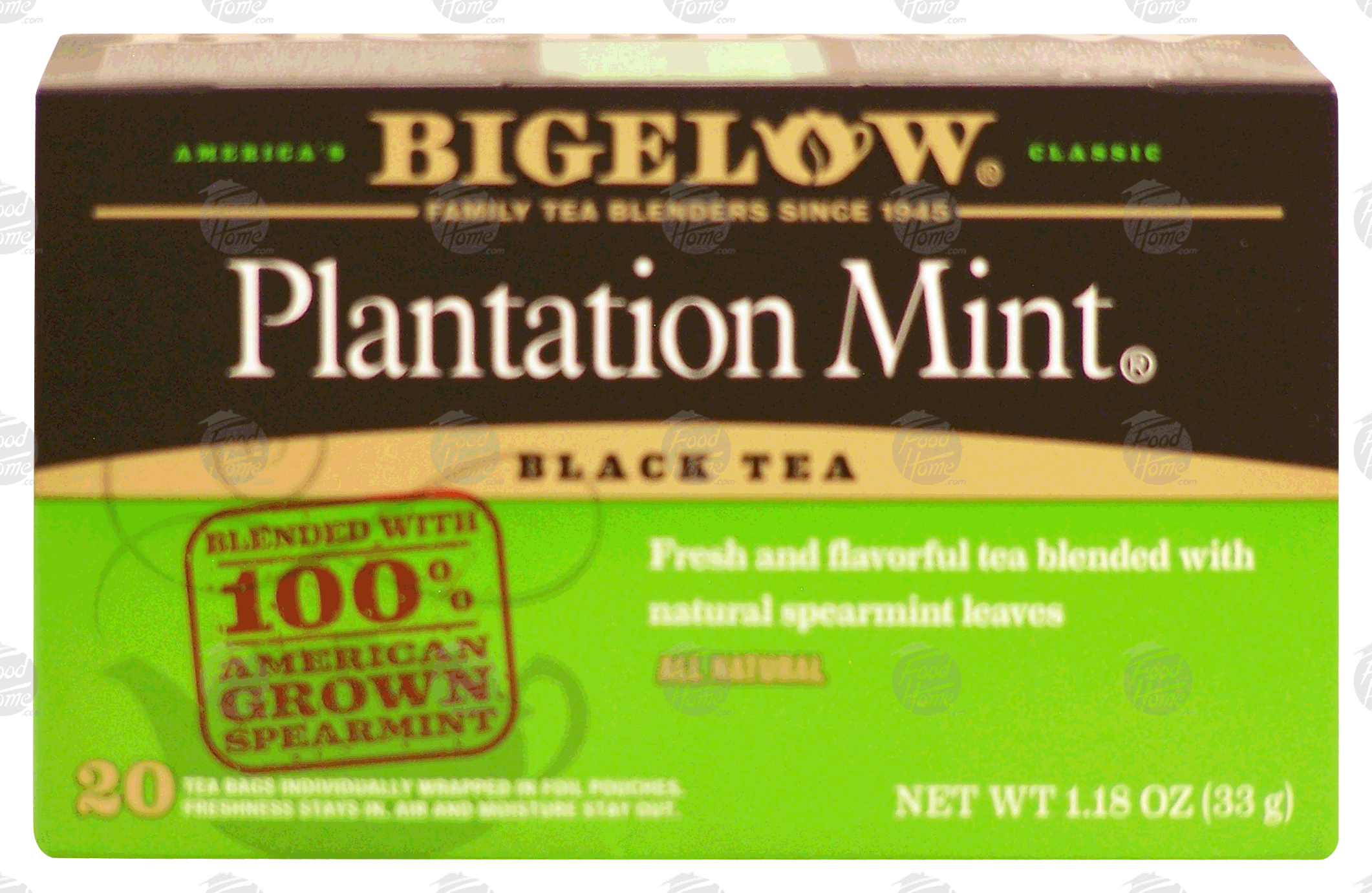 Bigelow Plantation Mint black tea, all natural Full-Size Picture